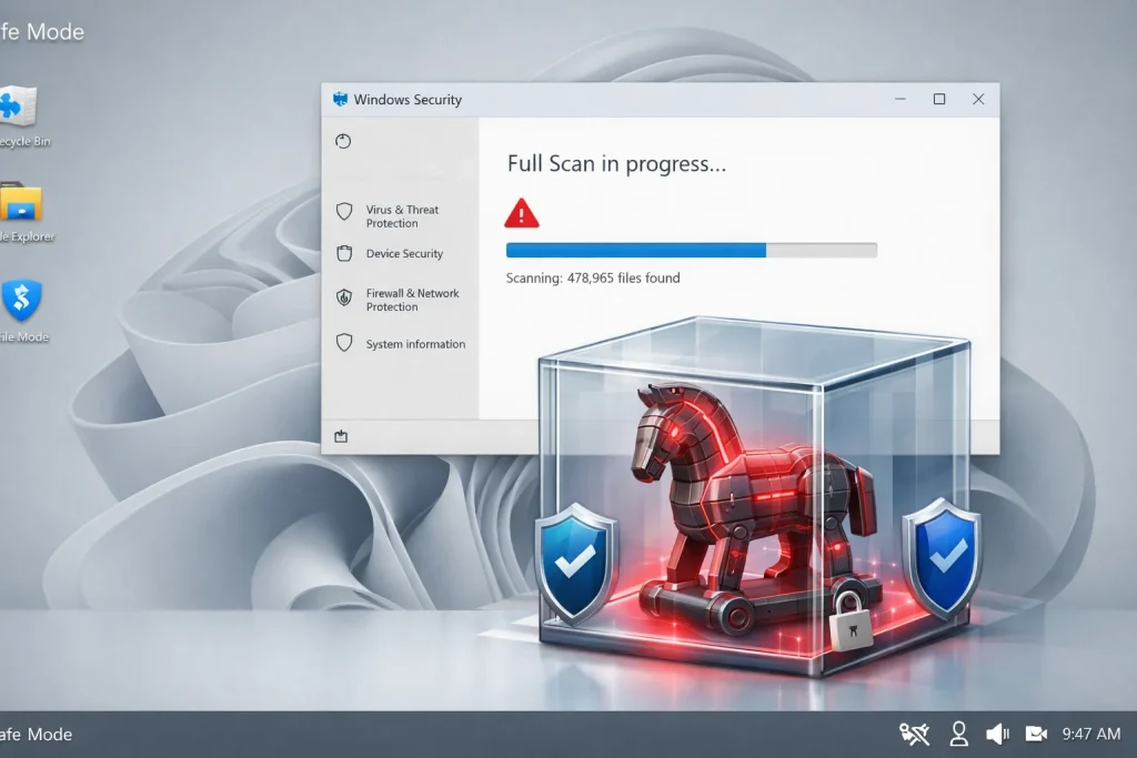 How to Remove Trojan Virus from Windows 11